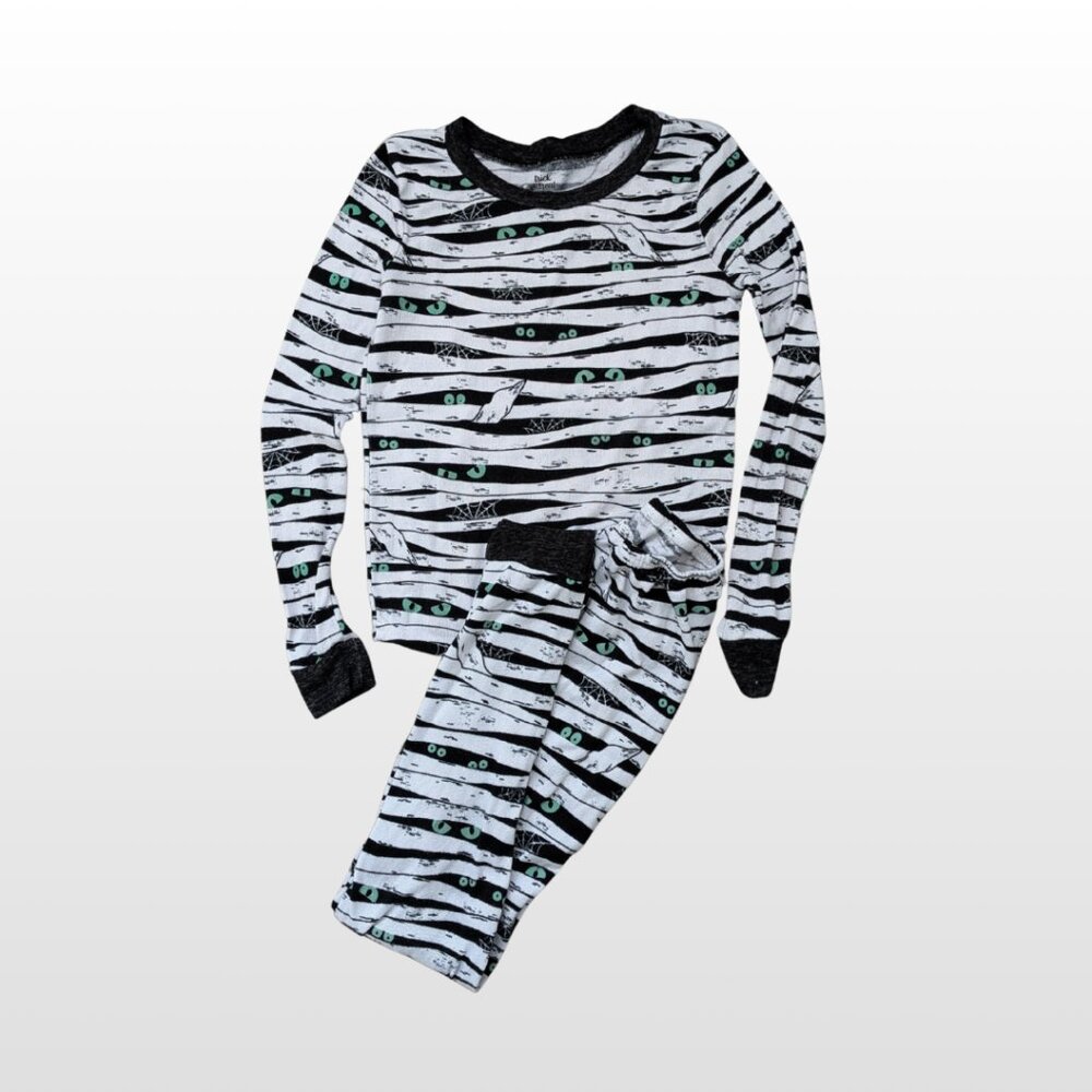 GLOW IN THE DARK Halloween Mummy 2pk Pajama Set